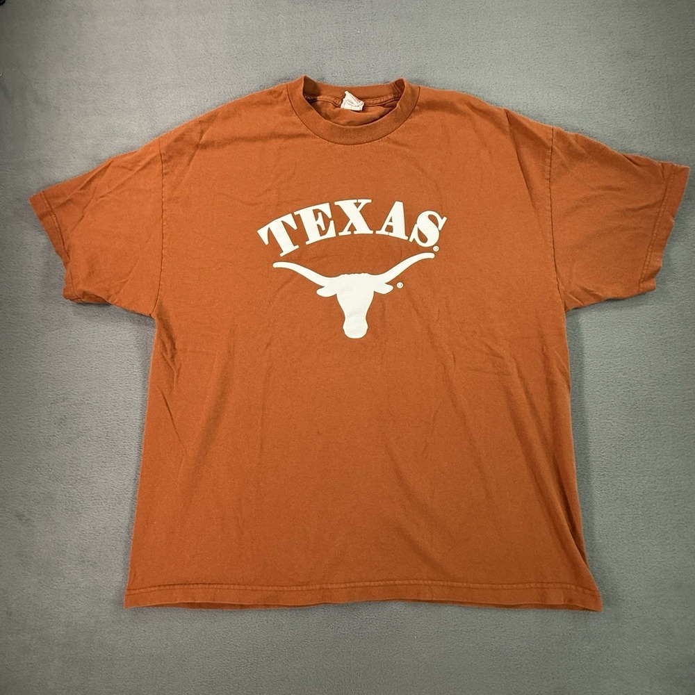 Texas Longhorns Shirt Mens NCAA Football Athletic SS T Shirt Football 2XL
